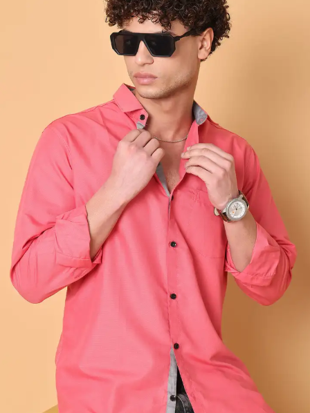 Blush Smoke Oversized Shirt