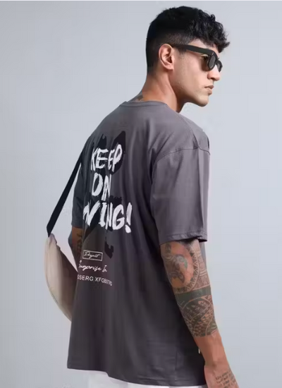 CoreFlex Oversized Printed Tee – Everyday Streetwear Essential