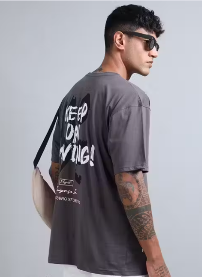 CoreFlex Oversized Printed Tee – Everyday Streetwear Essential