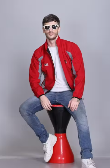 SkyRush Lightweight Printed Windcheater – Street Layer Edition