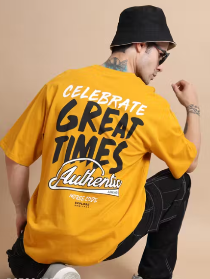 DripState™ Oversized Cotton Tee – Urban Graphic Vibe