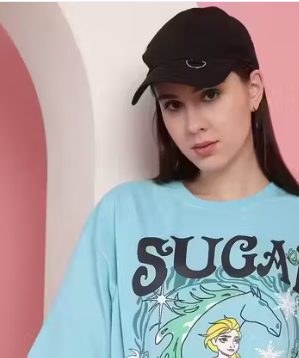 WorldVibe Oversized Tee – Feel-Good Fashion for Women