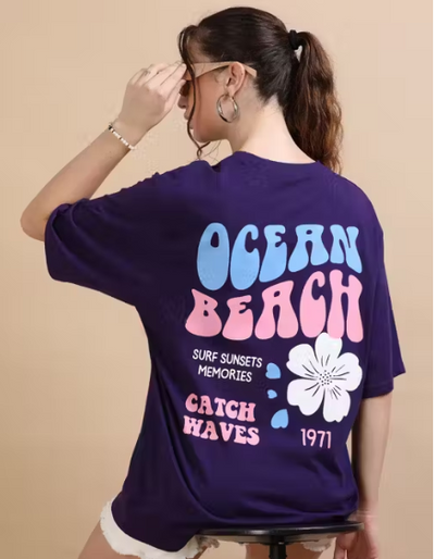 Street Siren – Women's Oversized Graphic Cotton Tee