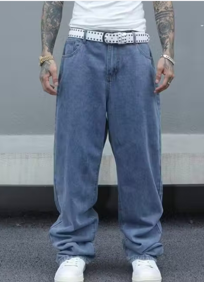 Trendify IceFlow Baggy Fit Denim Jeans