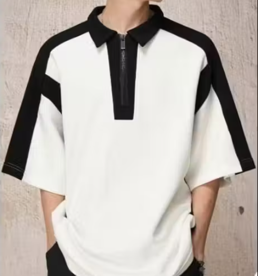 Trendify Luxe Polo Neck Tee