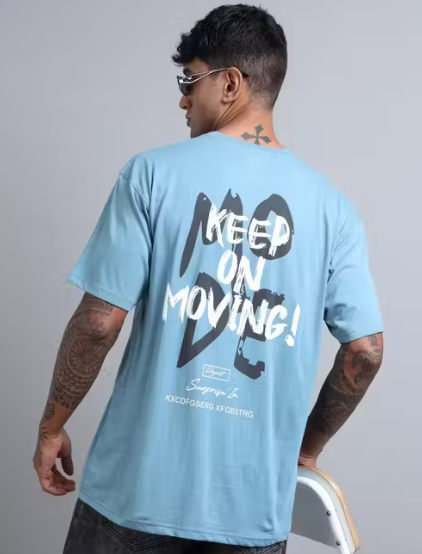 RetroPulse Printed Oversized T-Shirt