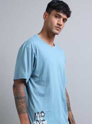 RetroPulse Printed Oversized T-Shirt