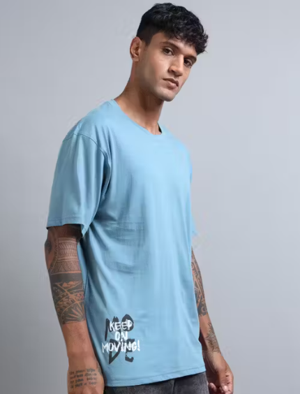 RetroPulse Printed Oversized T-Shirt