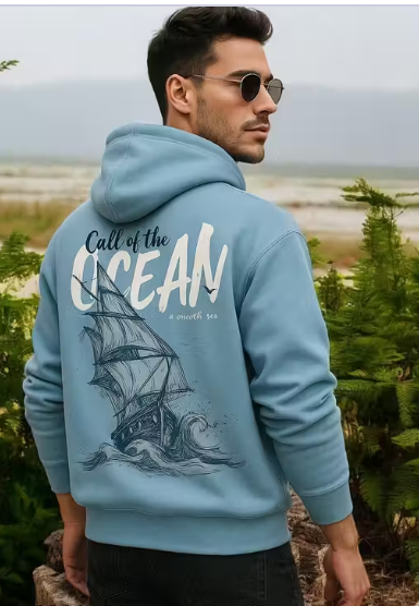 Arctic Blue Premium Hoodie