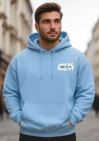 Arctic Blue Premium Hoodie
