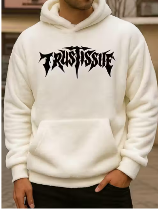 White Trust Issue Hoodie