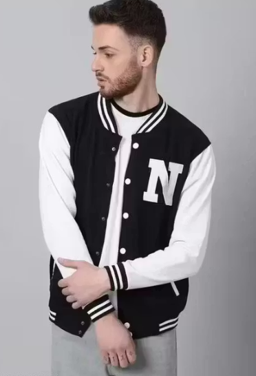 Multicolor Varsity Bomber Jacket