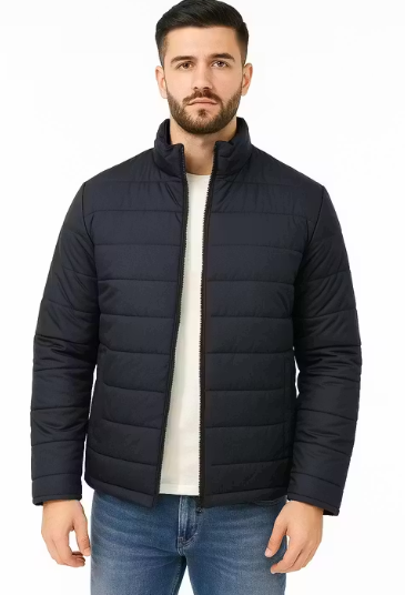 Maroon Quilted Winter Jacket