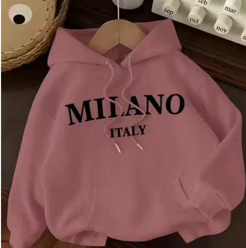 Milano Italy Typography Hoodie