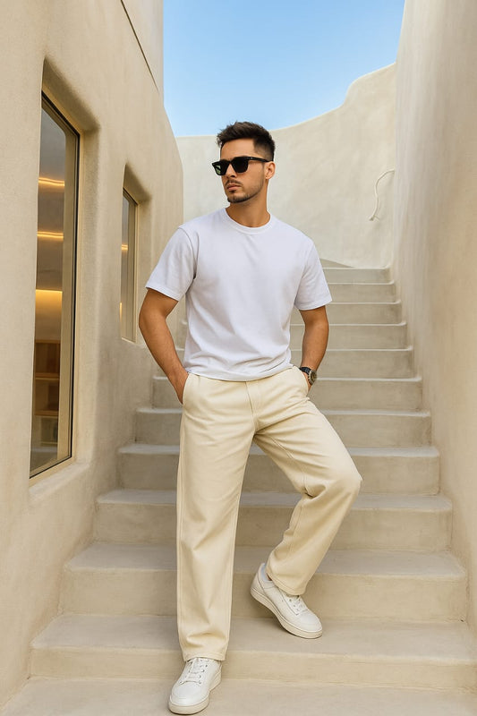 Trendify CloudDrift Baggy Jeans – Light Blue Washed Streetwear Fit