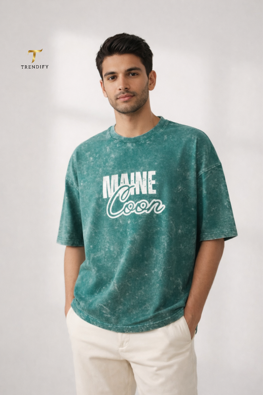 Printed Oversized T-Shirt – Cotton Blend Street Fit(Unisex)
