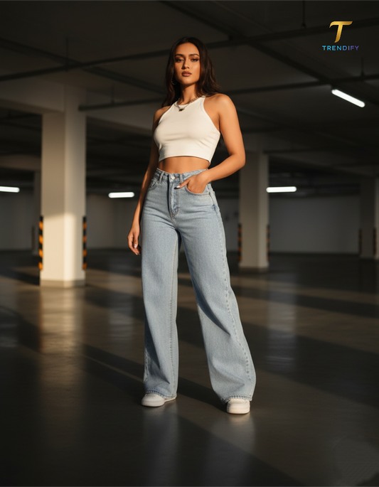 BlueMist Vintage High-Rise Jeans